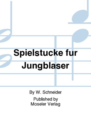 Book cover for Spielstucke fur Jungblaser