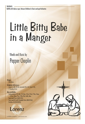 Book cover for Little Bitty Babe in a Manger