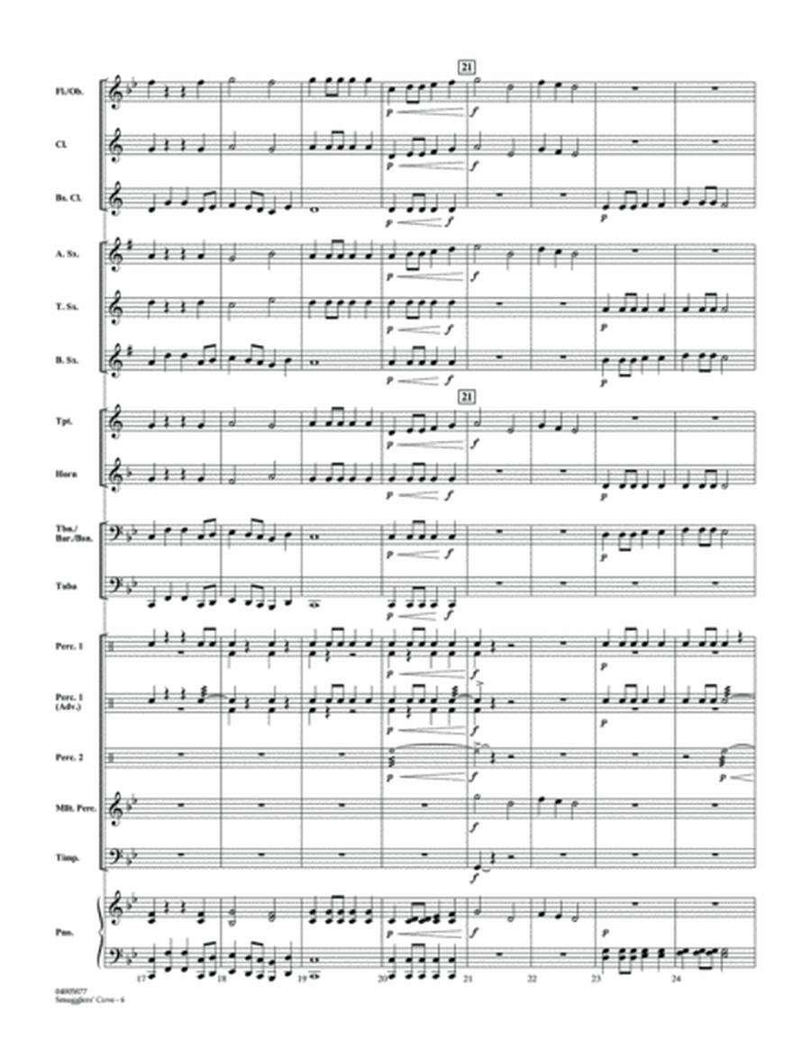 Smugglers' Cove - Conductor Score (Full Score)