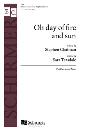 Book cover for Oh day of fire and sun