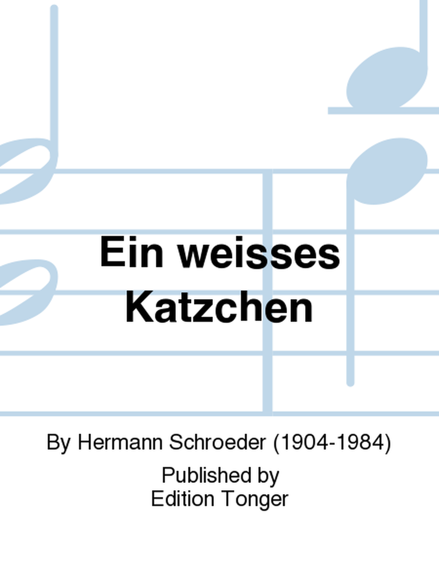 Ein weisses Katzchen