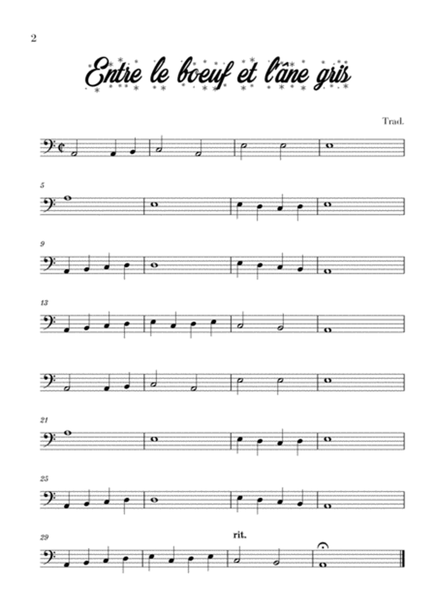 10 Easy Christmas Carols for Cello Beginners (Music for Children) image number null