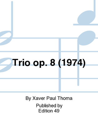 Book cover for Trio op. 8 (1974)