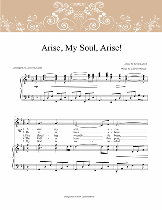 Book cover for Arise, My Soul, Arise! (choral)