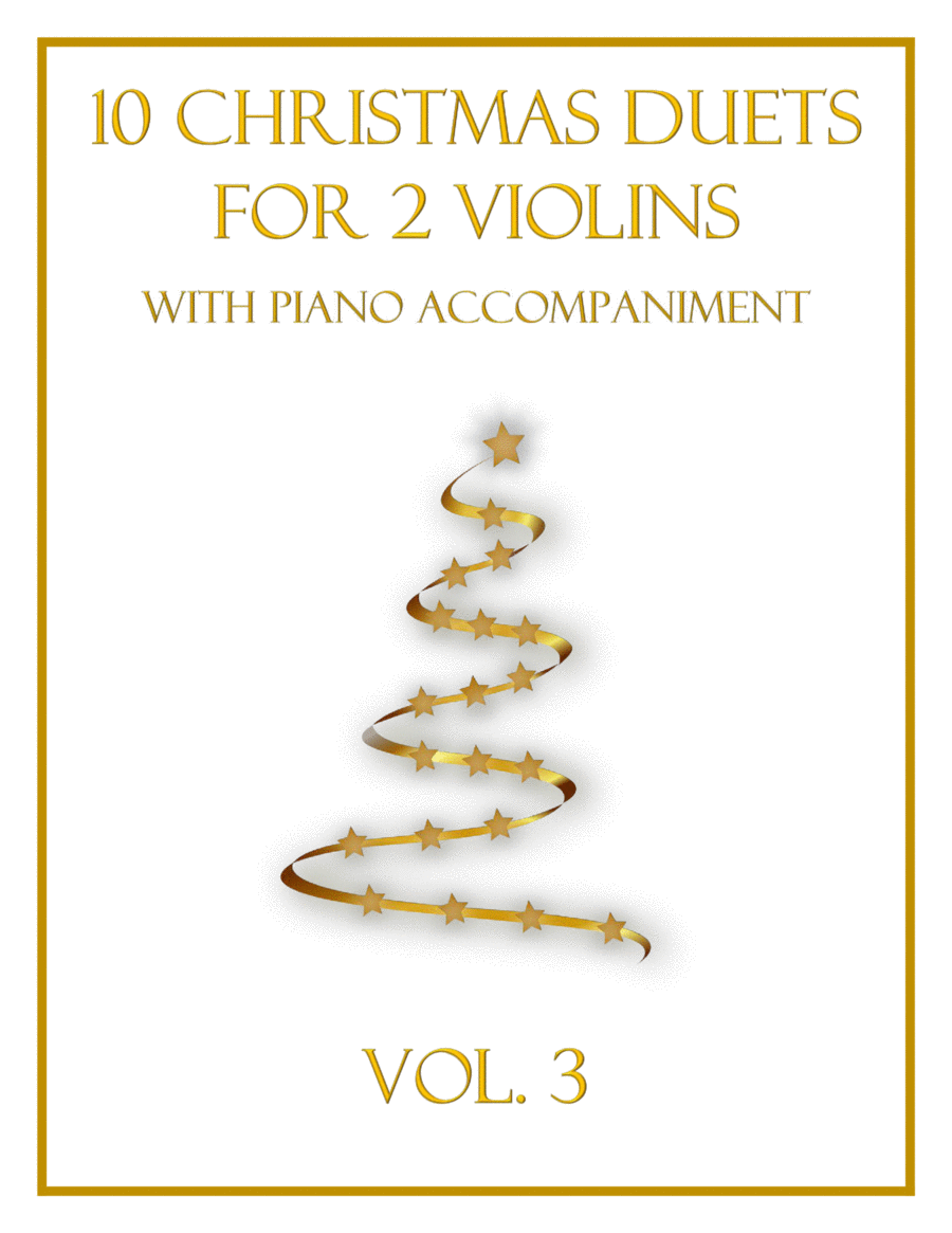 10 Christmas Duets for 2 Violins with Piano Accompaniment (Vol. 3) image number null