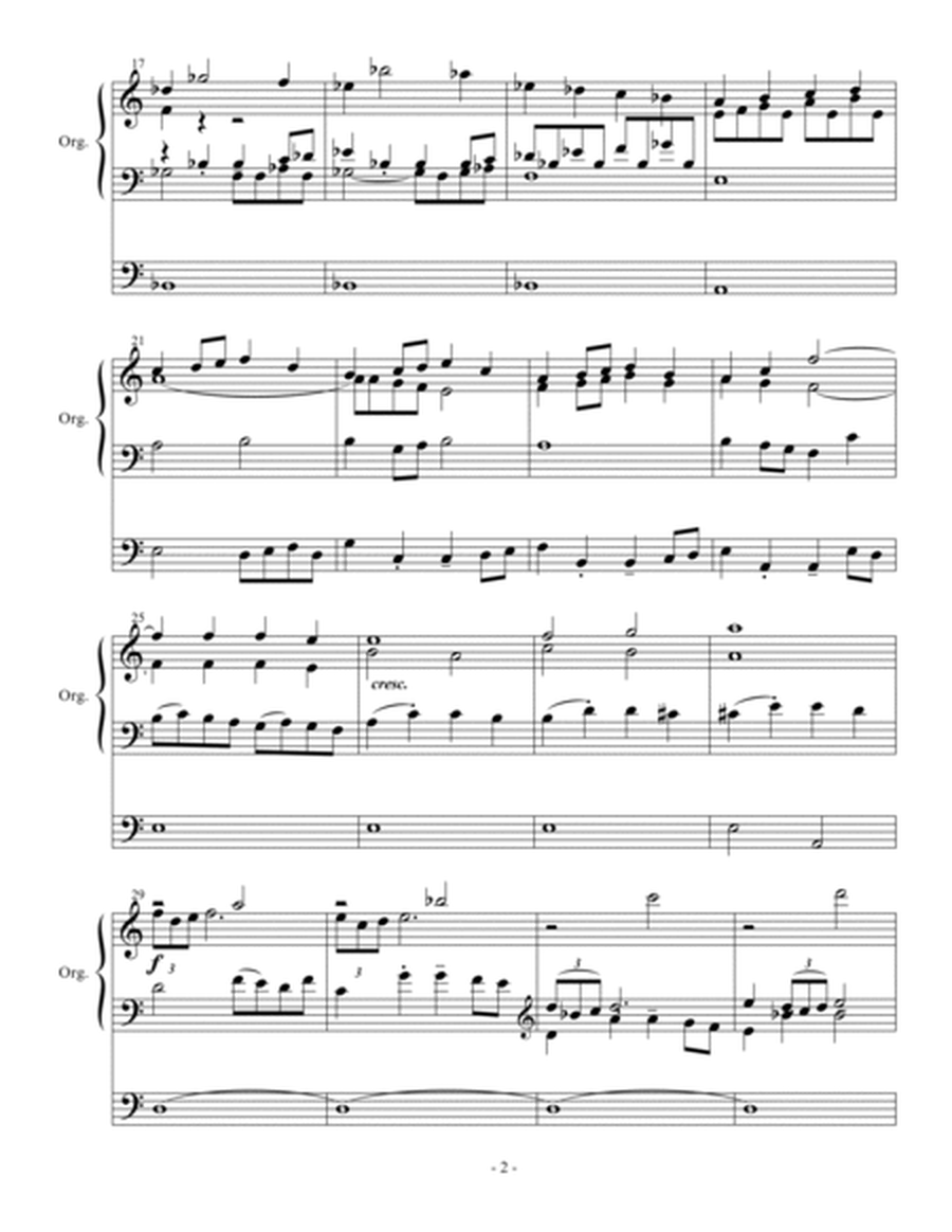 Fugue for Four Winds, Organ version image number null