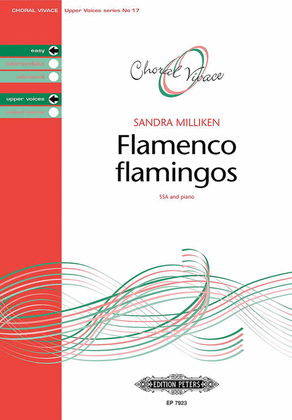 Book cover for Flamenco Flamingos for SSA Choir and Piano