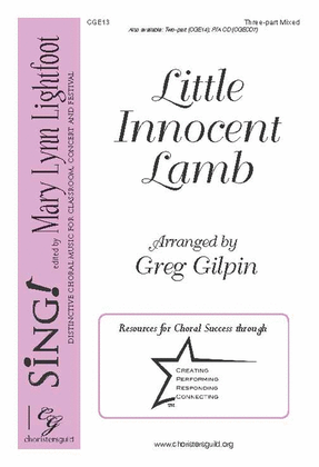 Book cover for Little Innocent Lamb (Three-part Mixed)