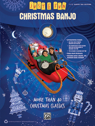 Book cover for Just for Fun -- Christmas Banjo