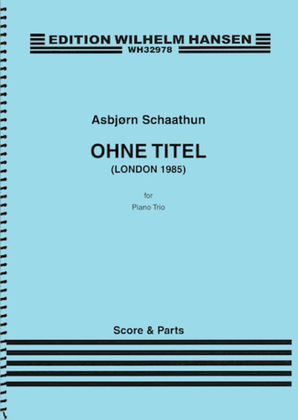 Book cover for Ohne Titel (London 1985)