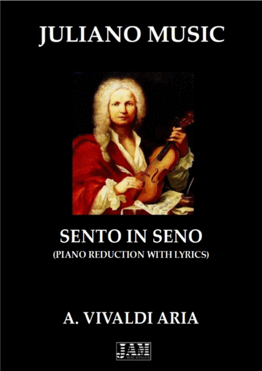 SENTO IN SENO (PIANO REDUCTION WITH LYRICS) - A. VIVALDI image number null