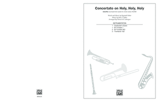 Book cover for Concertato on Holy, Holy, Holy