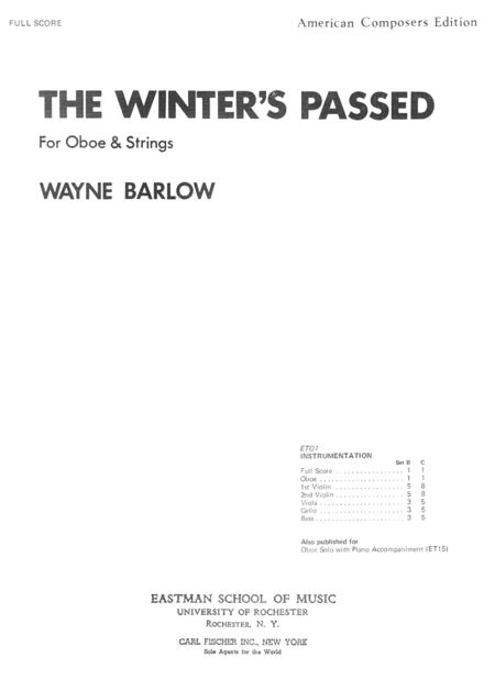 Winters Past-