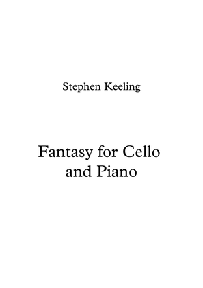 Book cover for Fantasy for Cello and Piano