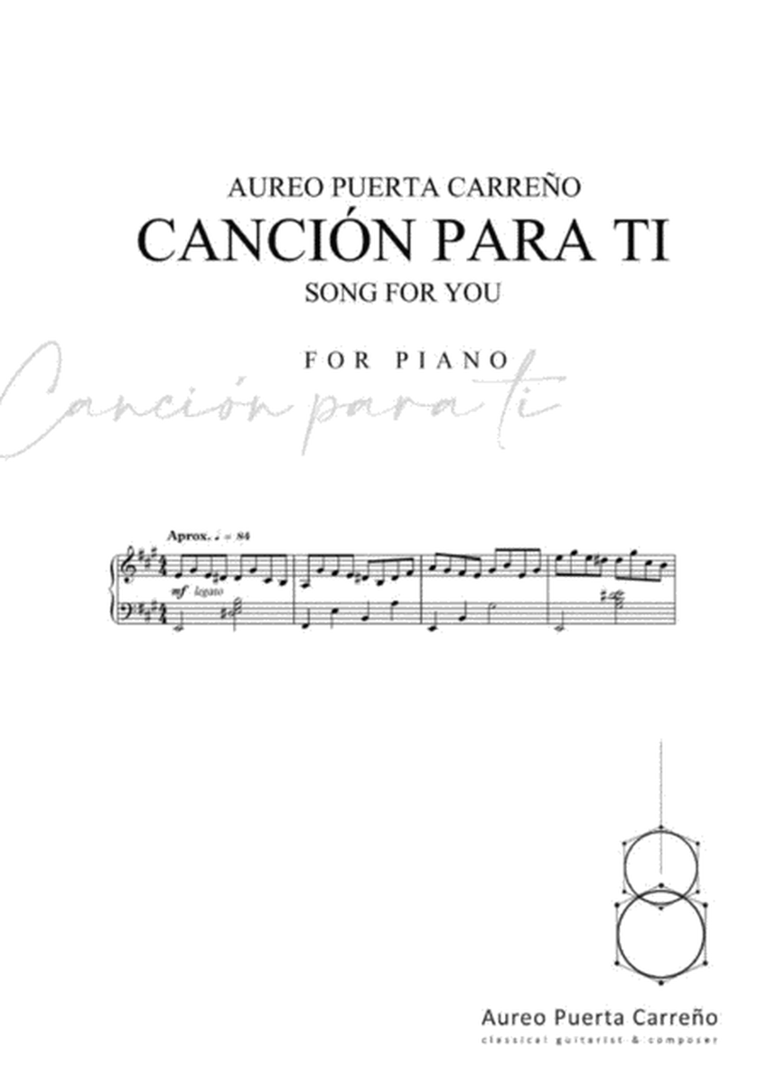 Cancion para ti (piano)