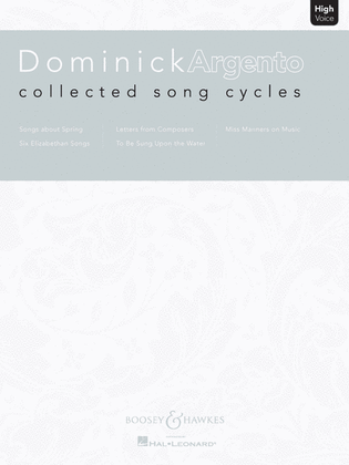 Book cover for Collected Song Cycles
