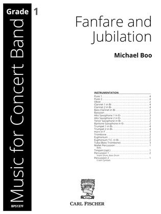 Book cover for Fanfare and Jubilation