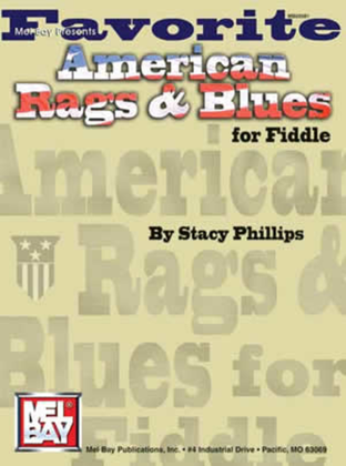 Book cover for Favorite American Rags & Blues for Fiddle