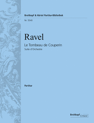 Book cover for Le Tombeau de Couperin