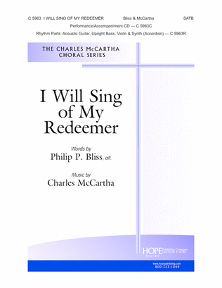 Book cover for I Will Sing of My Redeemer