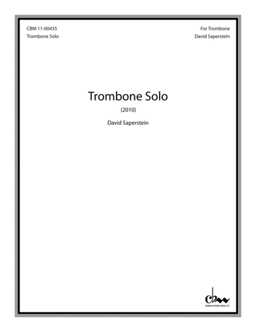 Trombone Solo