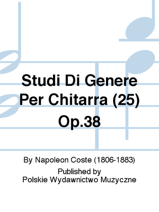 25 Études de genre pour la Guitare Op.38