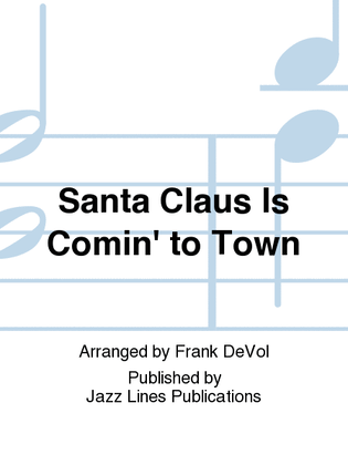 Book cover for Santa Claus Is Comin' to Town