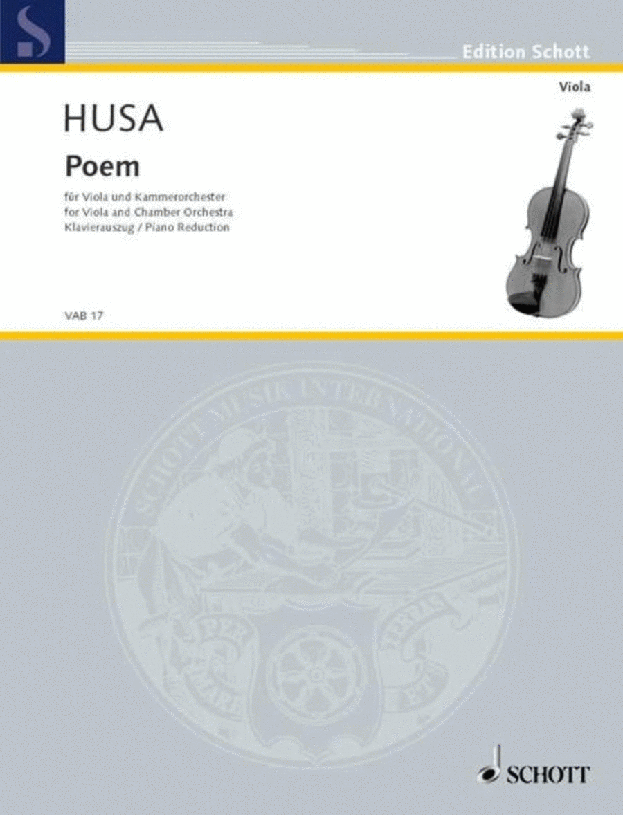 Husa - Poem For Viola/Piano