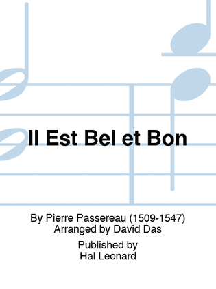 Book cover for Il Est Bel et Bon