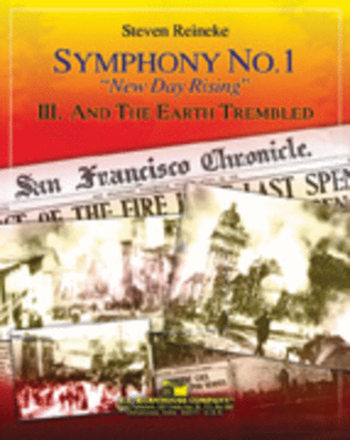 Book cover for And the Earth Trembled (Symphony 1, New Day Rising, Mvt. III)