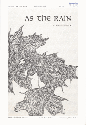 Book cover for As the Rain