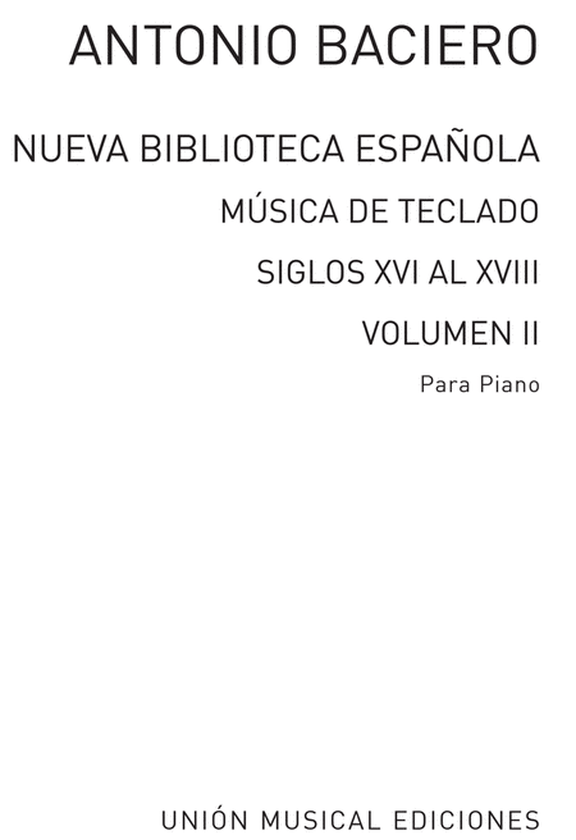 Nueva Biblioteca Espanola Vol.2