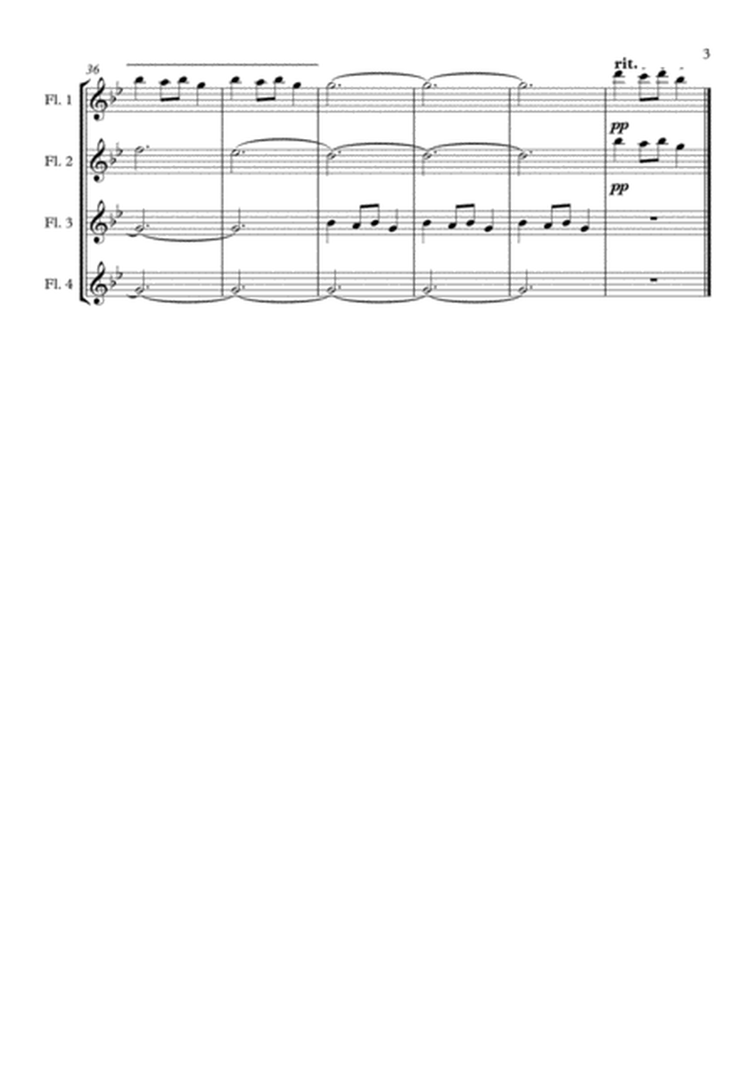 Carol of the Bells arranged for Flute Quartet image number null