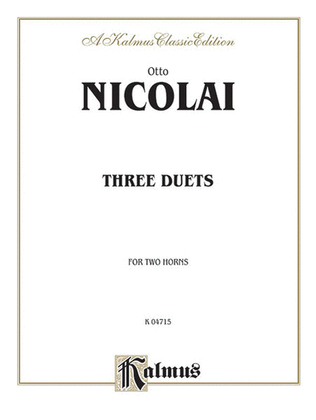 Book cover for Three Duets