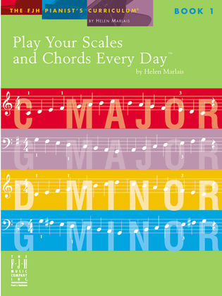 Book cover for Play Your Scales & Chords Every Day, Book 1