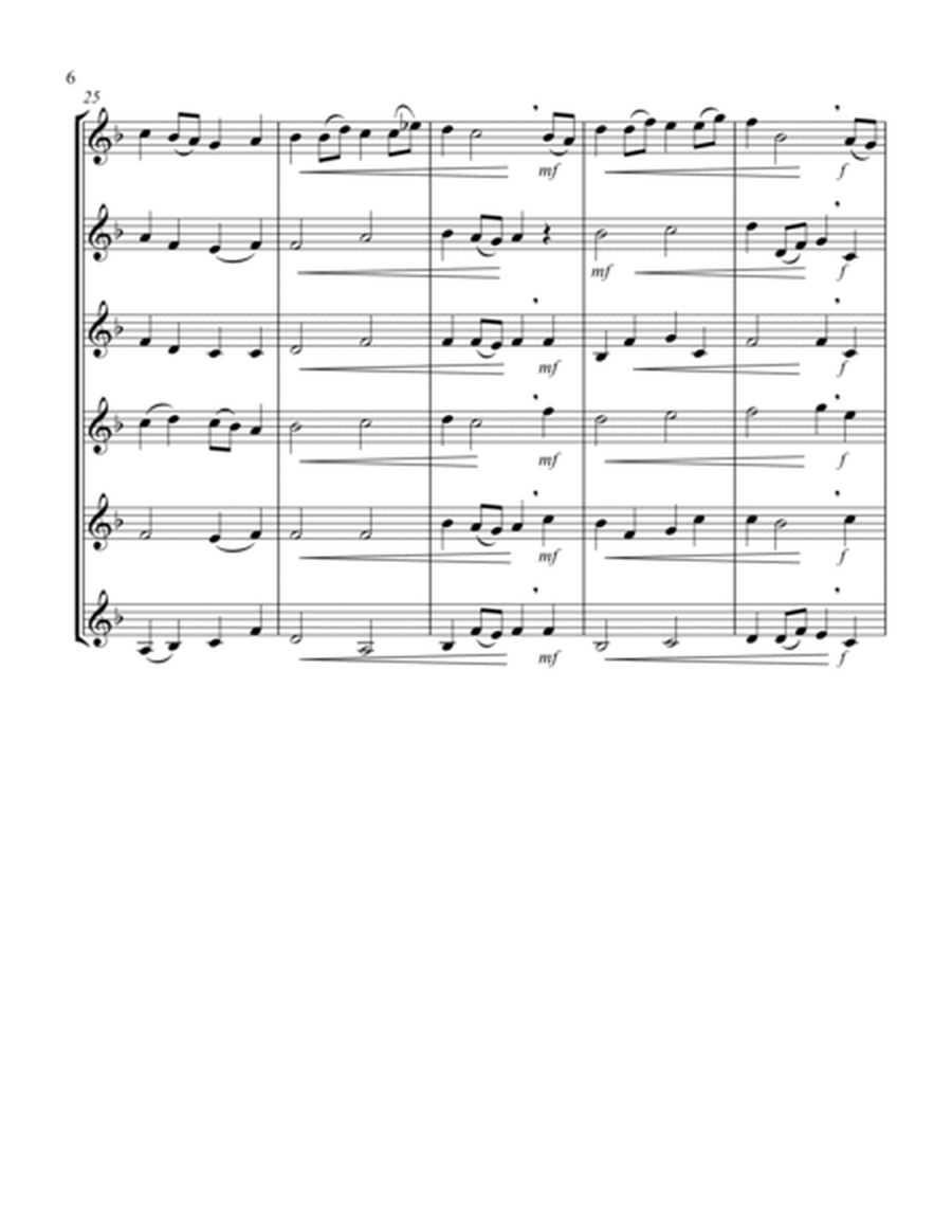 La Rejouissance (from "Heroic Music") (Eb) (Trumpet Sextet)