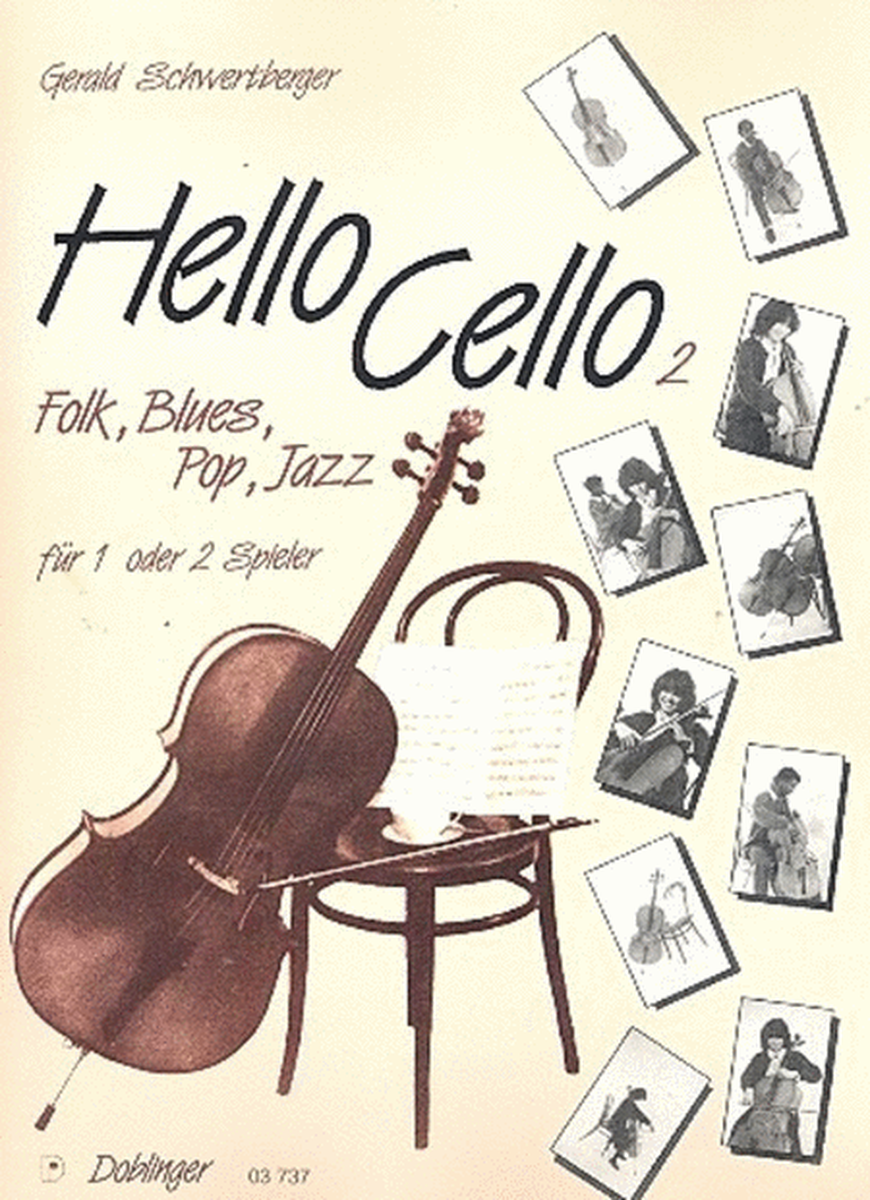 Hello Cello Book 2 Folk Blues Pop And Jazz