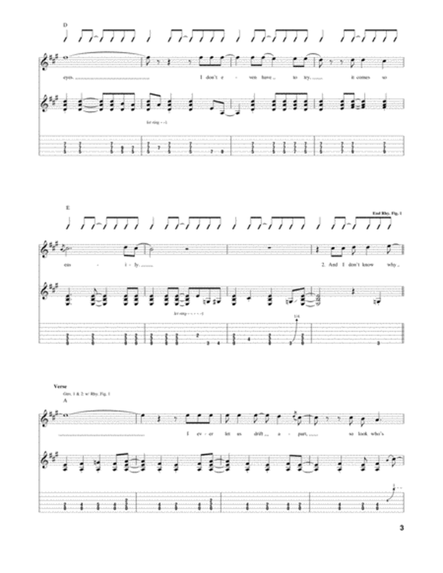 (All I Can Do Is) Dream You by Roy Orbison Electric Guitar - Digital Sheet Music