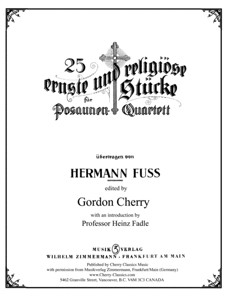 25 Serious & Religious Chorales