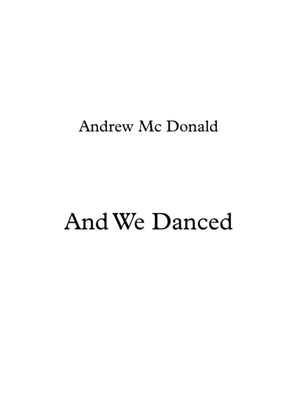 Book cover for And We Danced