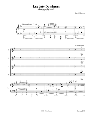 Laudate Dominum (SATB)