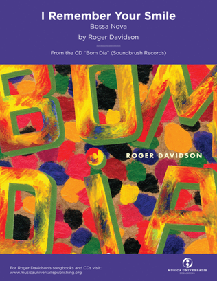Book cover for I Remember Your Smile (Bossa Nova) by Roger Davidson