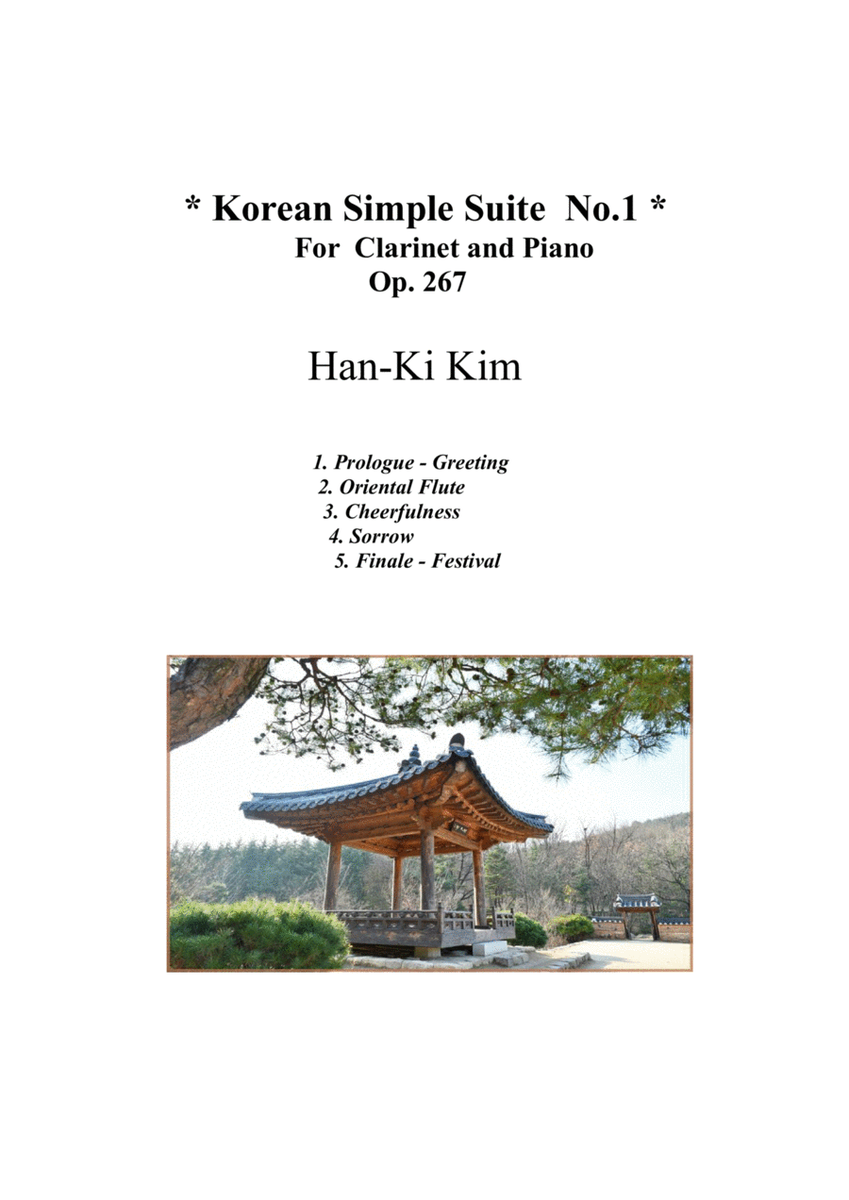 Korean Simple Suite No.1 (For Clarinet and Piano) image number null