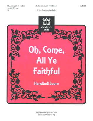 Book cover for Oh, Come, All Ye Faithful - Handbell Score