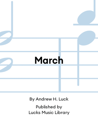 Book cover for March