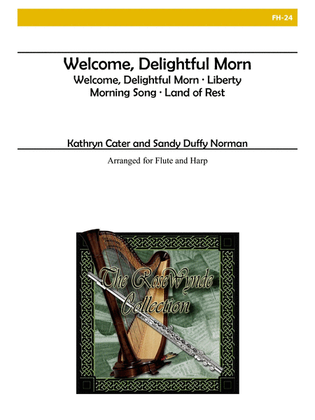 Book cover for Welcome Delightful Morn for Flute and Harp
