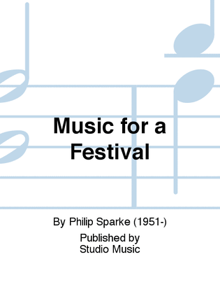 Book cover for Music for a Festival