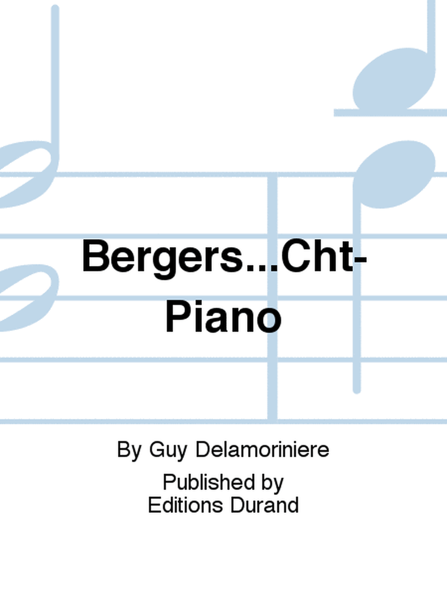 Bergers...Cht-Piano