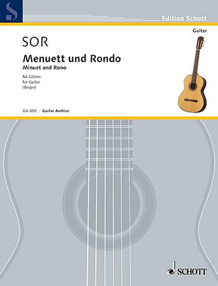 Book cover for Minuet and Rondo