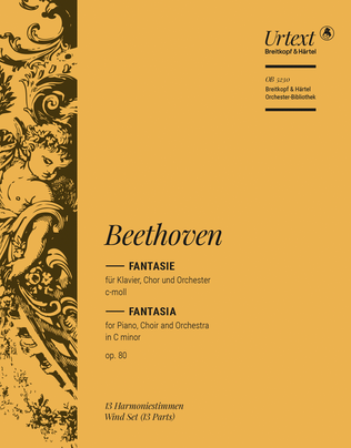 Book cover for Choral Fantasia in C minor Op. 80